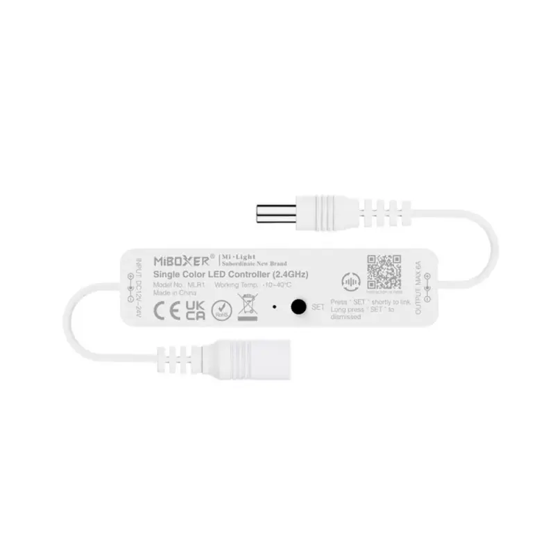 Népszerű Univerzális csoport (zóna) vezérlő , mini vezérlő ,monokróm , dimmelhető , DC csatlakozóval , group control , SMART , Miboxer (Mi-Light) , MLR1