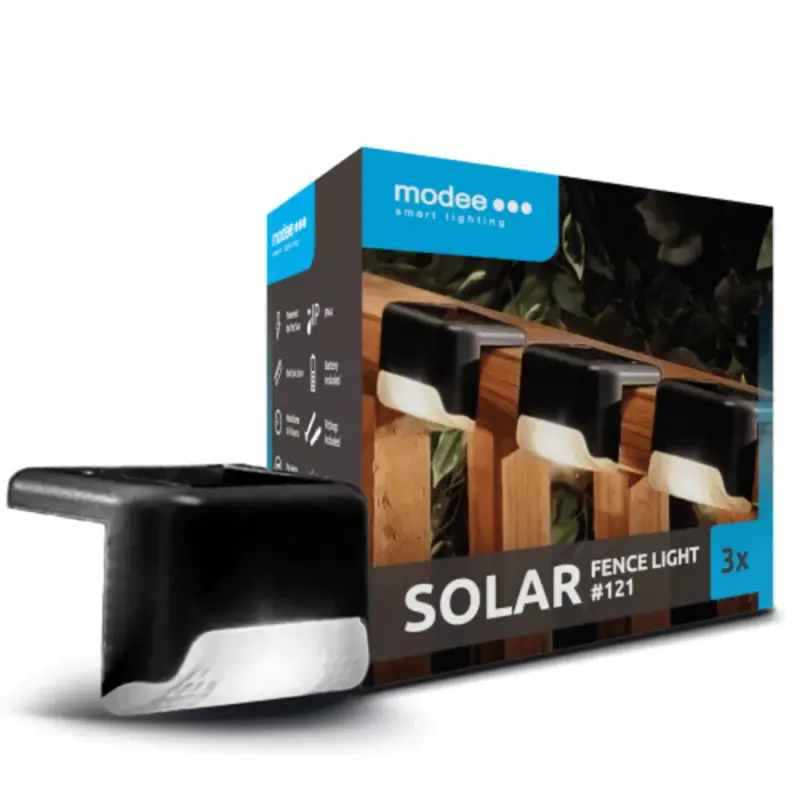 Vedd meg online Modee Lighting LED Szolár Napelemes Szegély Lámpa WS121 (3db/doboz)