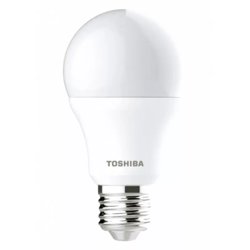 LED lámpa , égő , körte , E27 foglalat , 8.5 Watt , 180° , meleg fehér , TOSHIBA , 5 év garancia Csak ma