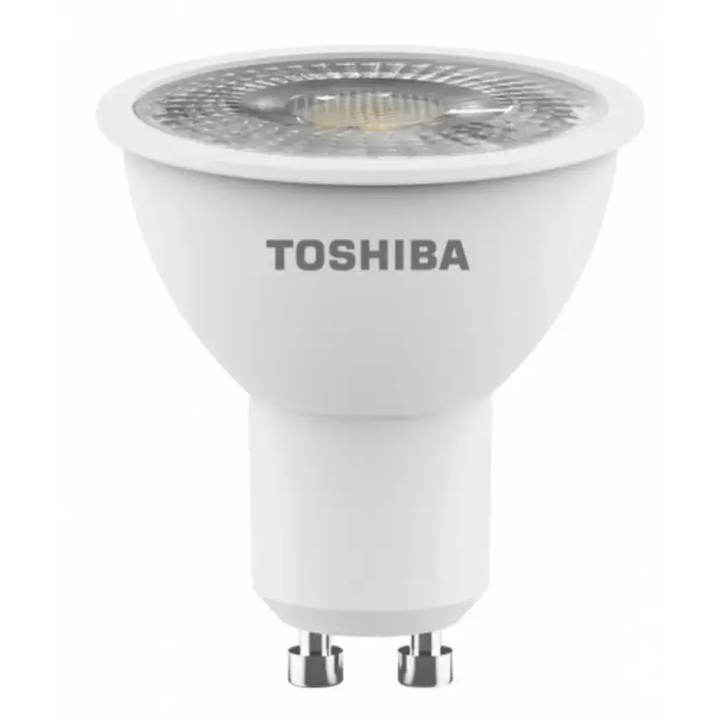LED lámpa , égő , szpot ,GU10 foglalat , 4 Watt , 38° , hideg fehér , TOSHIBA , 5 év garancia Árcsökkenés