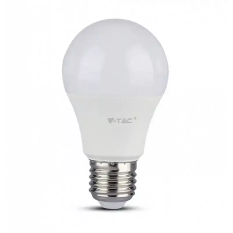 Korlátozott ajánlat LED lámpa , égő , körte ,E27 foglalat , 8.5 Watt , 200° , hideg fehér , SAMSUNG Chip , 5 év garancia