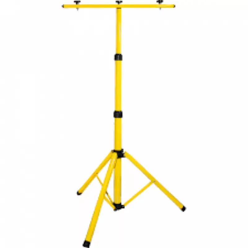 Három lábú állvány LED reflektorhoz , 2 fejes tripod , sárga Expressz szállítás