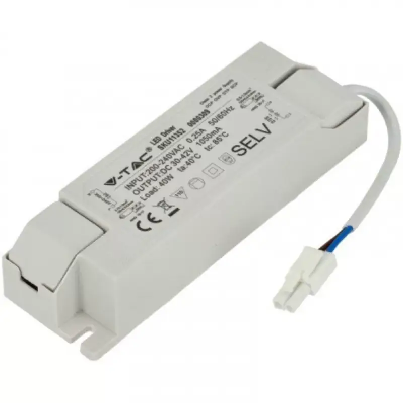 LED tápegység , 600 x 600 , LED panelhez , 40 watt , V-TAC Újdonság