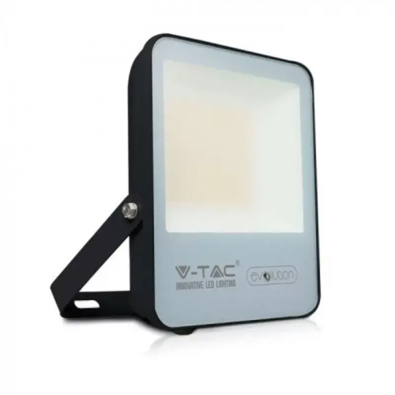 LED reflektor , 200 Watt , természetes fehér , 137 lm/W , 5 év garancia , fekete , IP65 Gyors kiszállítás