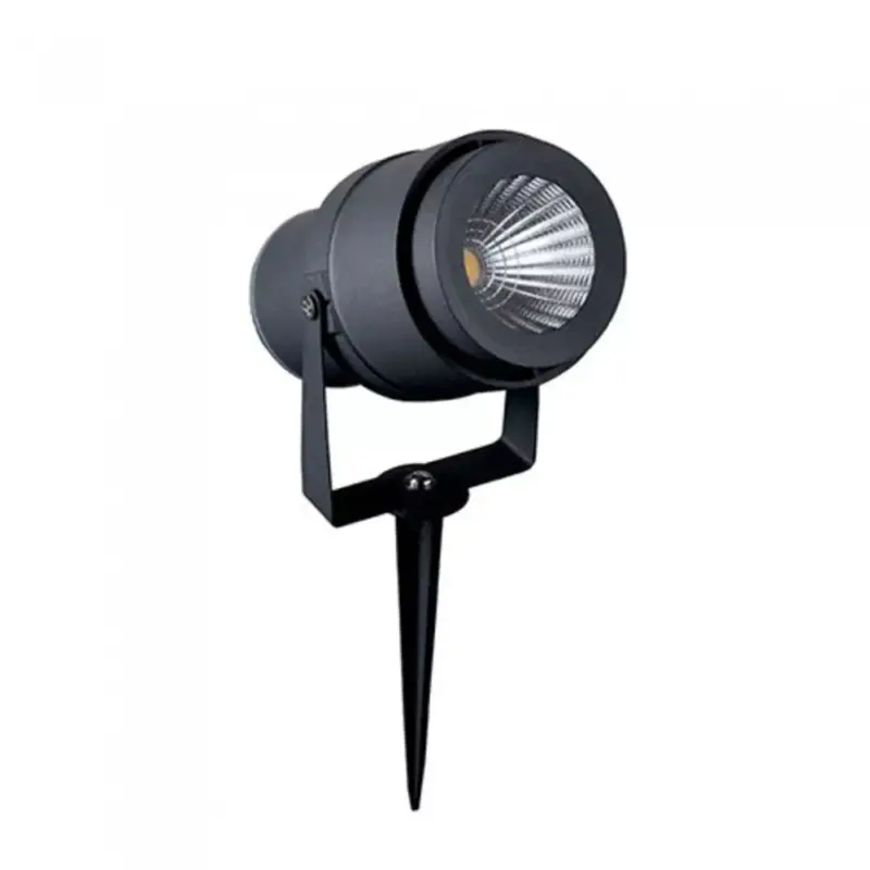 LED lámpatest , földbeszúrható , kerek , 12W , meleg fehér , fekete , kültéri , IP65 , V-TAC Kedvezmény