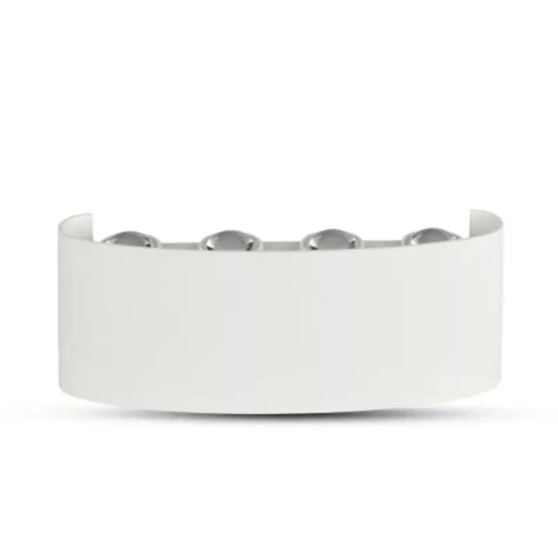 LED lámpatest , oldalfali , 2 irányú , 7W , meleg fehér , fehér , kültéri , IP54 Expressz kézbesítés
