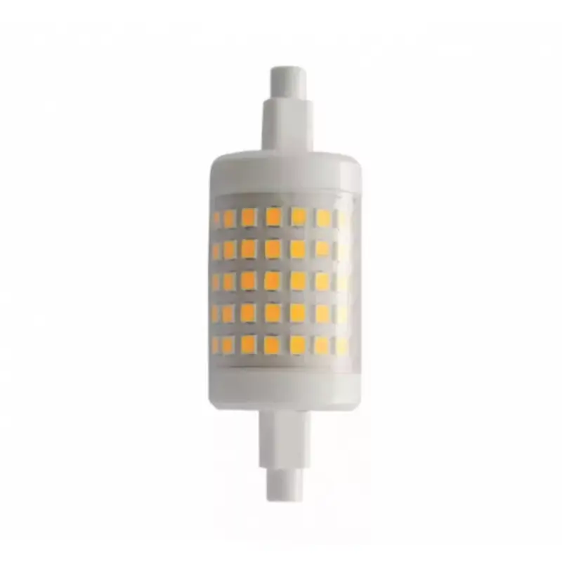 Akció LED lámpa , égő , kukorica , R7s foglalat , 7Watt , meleg fehér , V-TAC