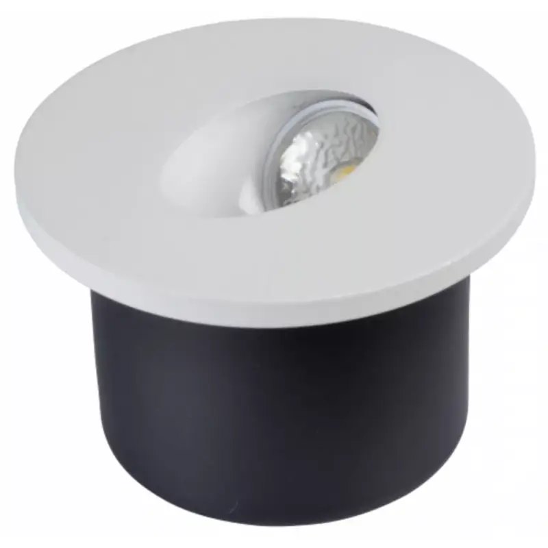 LED lámpatest , oldalfali , lépcsővilágító , 3 Watt , kerek , meleg fehér , V-Tac Korlátozott ajánlat