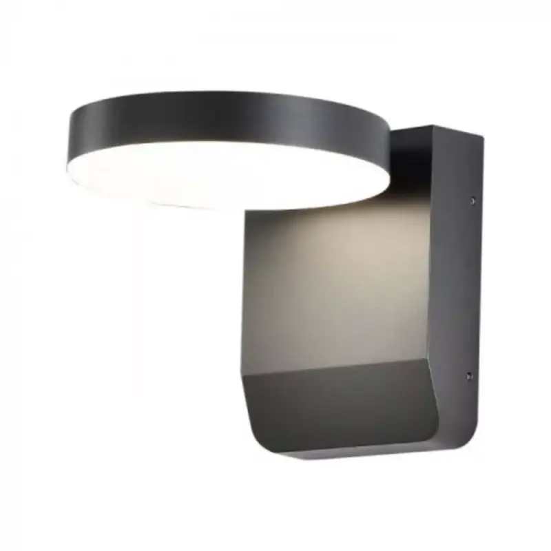 LED lámpatest , oldalfali , 17W , meleg fehér , fekete , kültéri , IP65 Vásárlói kedvenc