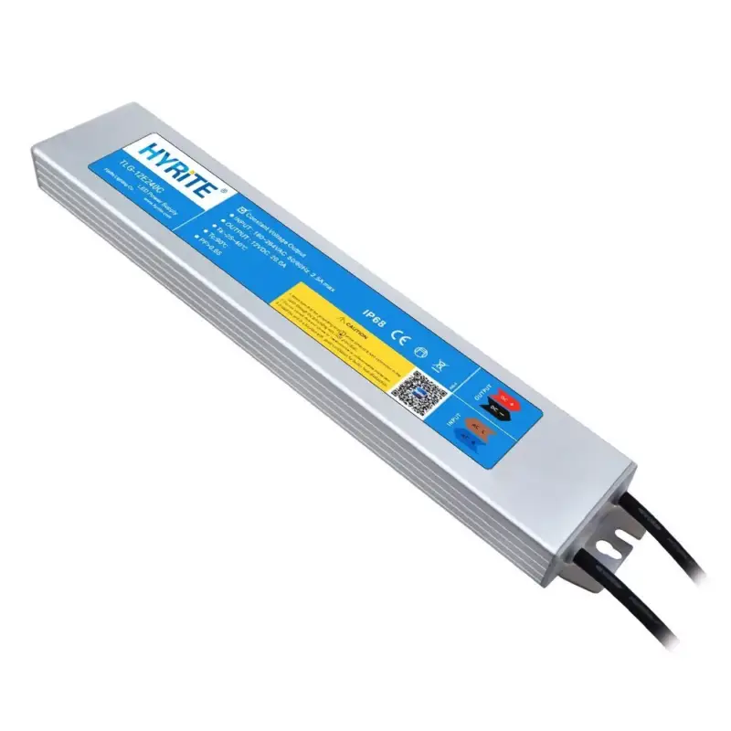 LED tápegység , 12 Volt , 240 Watt , 20A , paralel bekötés , kültéri , vízálló , ultra slim , IP68 , 3+2 év garancia , HYRITE , TLG-12E240C Exkluzív ajánlat
