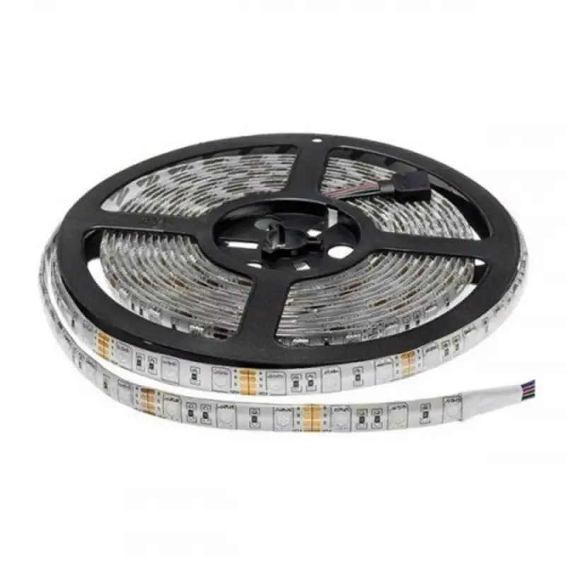 LED szalag , kültéri , 5050 , 60 led/m , 14.4W/m , RGB, szilikon bevonat Gyors kiszállítás