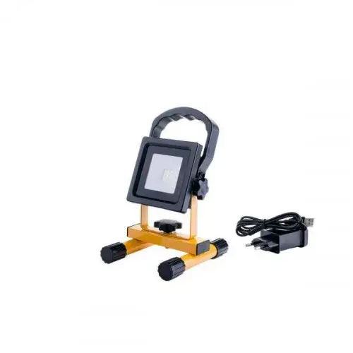 Biztonságos vásárlás Hordozható , akkumulátoros LED reflektor , SMD , 20 Watt , IP44 , hideg fehér