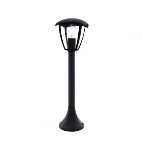 LED lámpatest , E27-es foglalat , állólámpa , 60 cm , kültéri , matt fekete , IP44 Legkelendőbb
