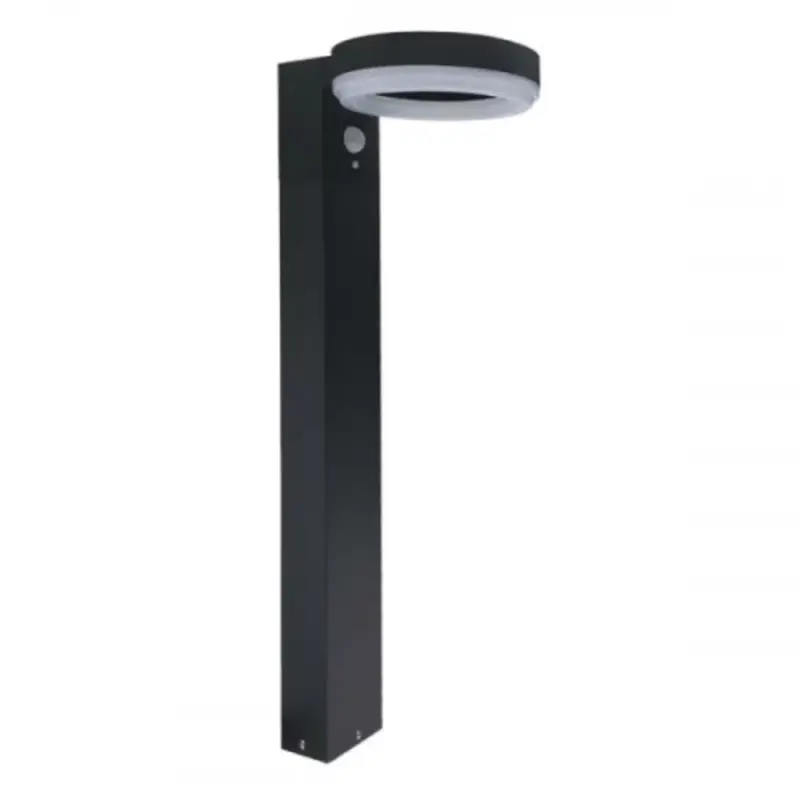Rendeld meg most LED lámpatest , állólámpa , napelemes , mozgásérzékelővel , 6W , 50 cm , hideg fehér , fekete , kültéri , IP44