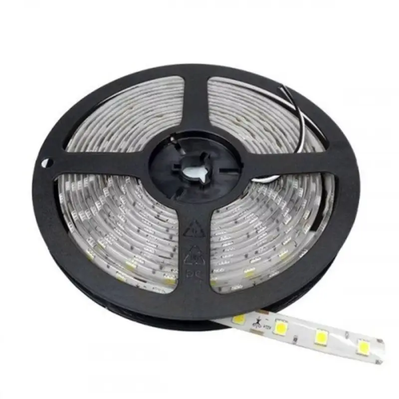 LED szalag , kültéri , 5050 , 60 led/m , 14,4 Watt/m , meleg fehér, szilikon bevonat Szuper ajánlat