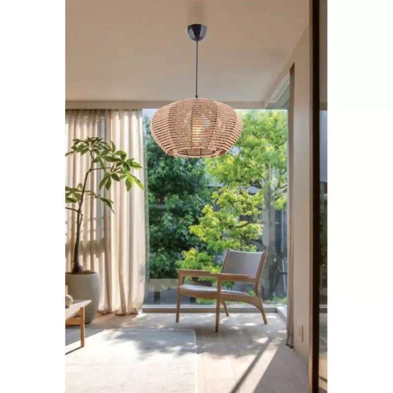 Végkiárusítás Opviq , 390FLH2265 , Jute Ellipse , Krém Színű , Csillár , E27