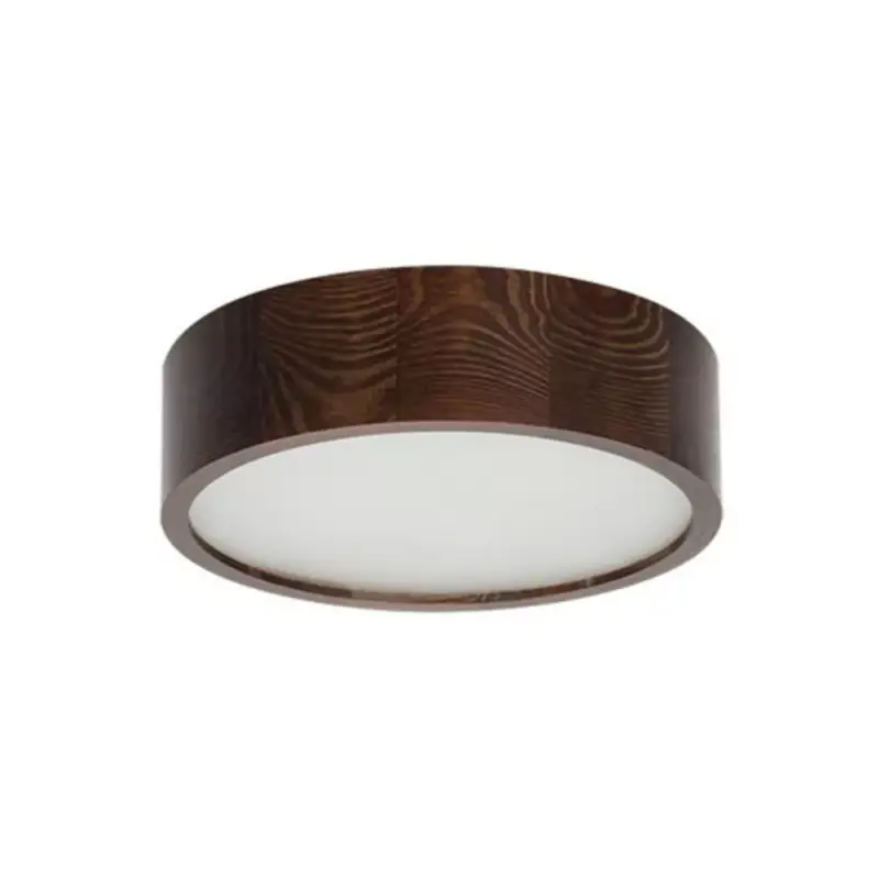 LED lámpatest , mennyezeti , E27 , kerek , fa , üveg , wenge , JASMIN Kedvezmény