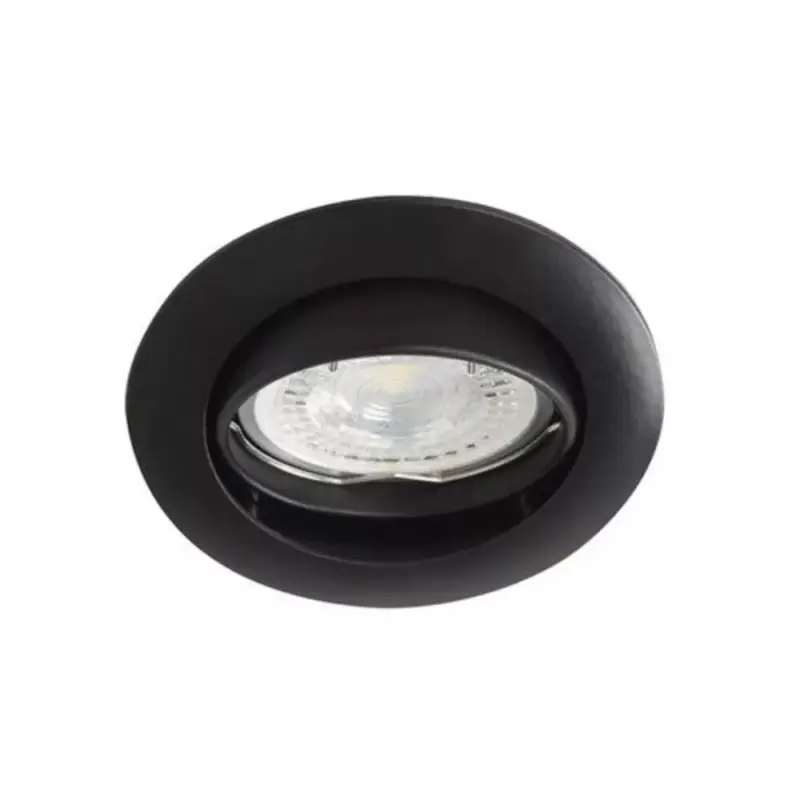 Szuper ajánlat LED lámpatest , spot keret , GU10/MR16 , beépíthető , billenthető , matt fekete , KANLUX VIDI