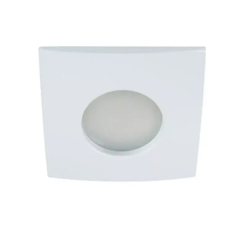 LED lámpatest , spot keret , süllyesztett , négyzet , GU10 , fehér , IP44 , QULES Ajánlat