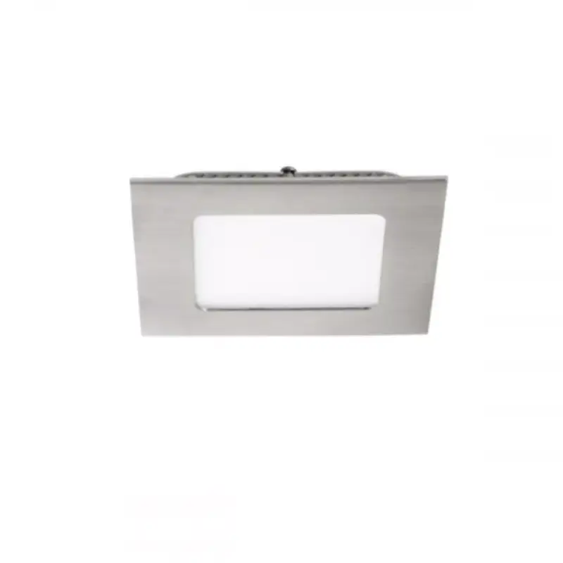 LED panel , 6W , süllyesztett , négyzet , természetes fehér , szatén nikkel keret , IP44 , KATRO Outlet