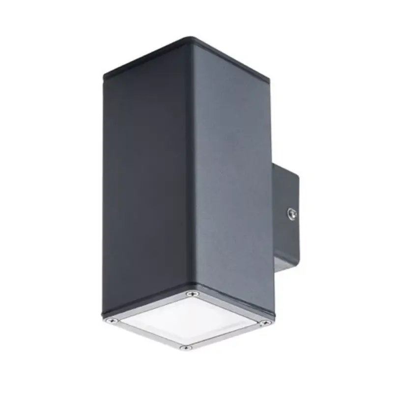 LED lámpatest , oldalfali , 2 irányú , GU10 foglalat , antracit , kültéri , IP44 , GORI Akciós ár
