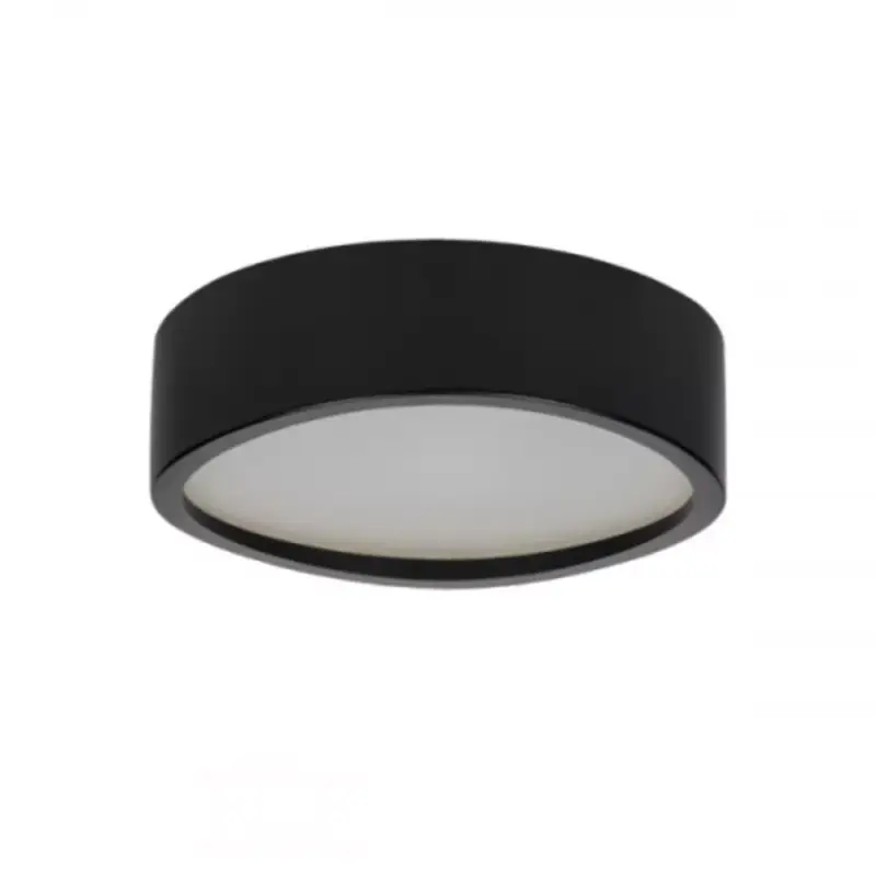 LED lámpatest , mennyezeti , E27 , kerek , fa , fekete , JASMIN Gyors kiszállítás
