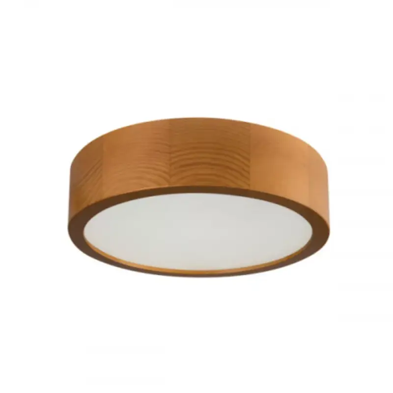 LED lámpatest , mennyezeti , 3 x E27 , kerek , fa , arany tölgy , JASMIN Végkiárusítás