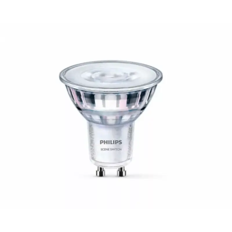 Biztonságos fizetés LED lámpa , égő , szpot , GU10 foglalat , 5 Watt , kapcsolóval dimmelhető , Philips , SceneSwitch