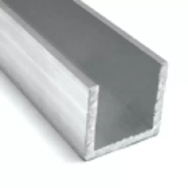 Aluminium U profil LED szalaghoz , 2 méter/db , 10 mm x 10 mm Népszerű
