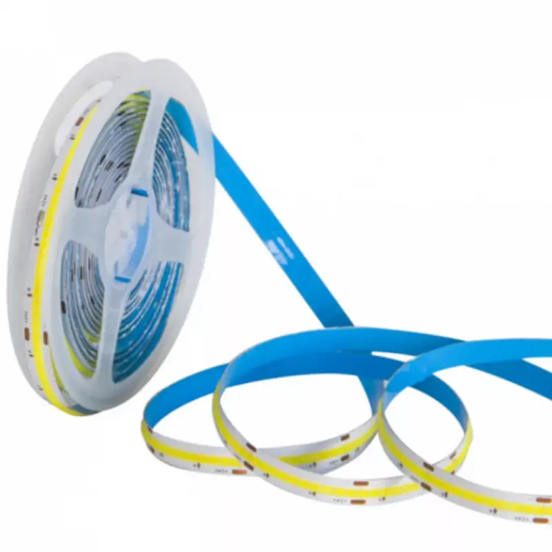 Népszerű LED szalag , 24 Volt DC , COB , 608 LED/m , 10 mm , DOTLESS , 14 W/m , CCT