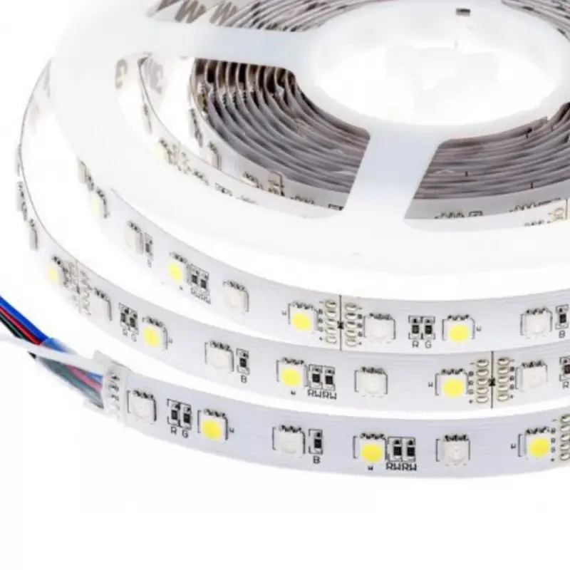Vásárlói kedvenc LED szalag , 5050 , 60 led/m , 14.4 W/m , RGBW , 10 mm , W = természetes fehér , IP65