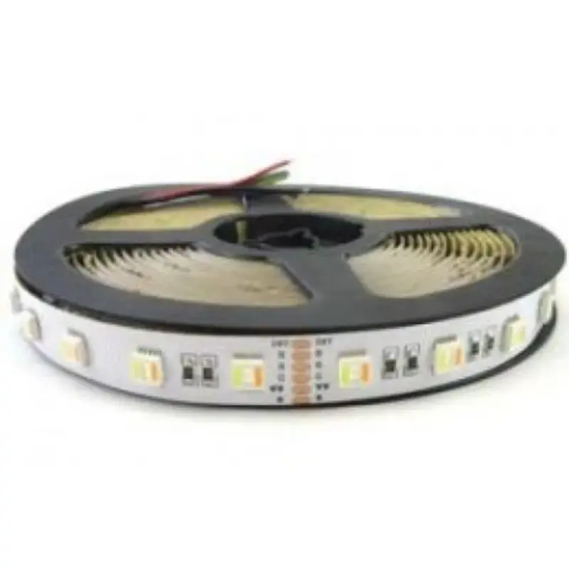LED szalag , 5050 , 60 led/m , 24 W/m , RGB-CCT , 5in1 chip , 12 mm , 24 V DC Biztonságos fizetés