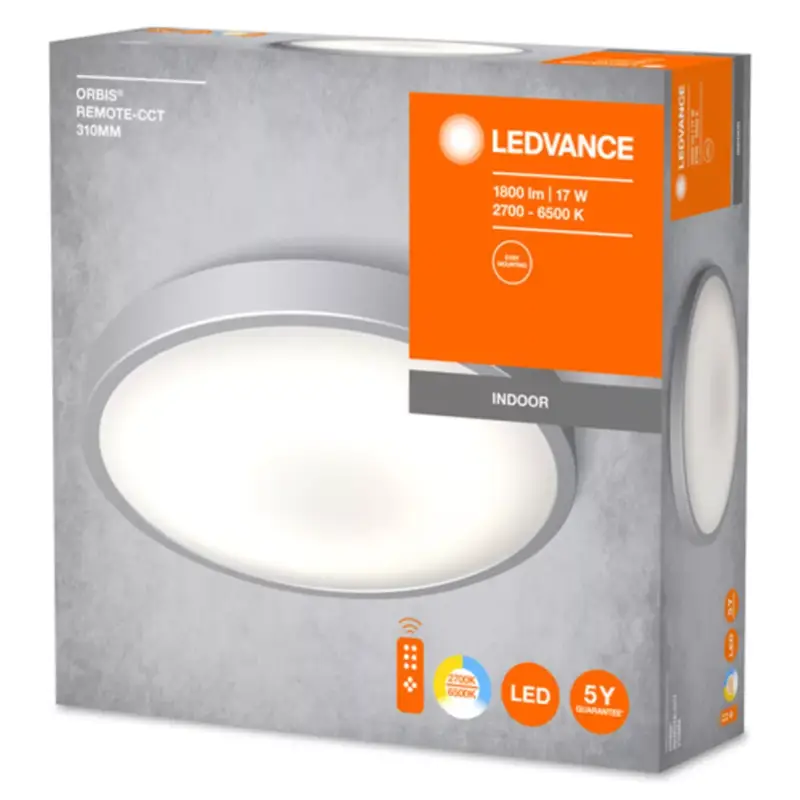 Szuper akció Ledvance Orbis Remote távirányítós mennyezeti LED lámpa, 14W