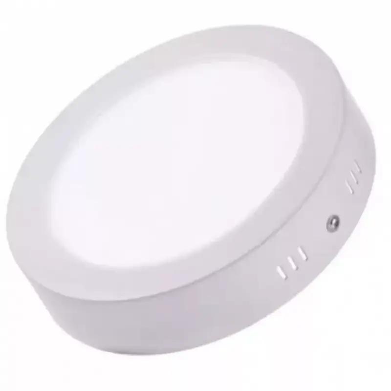 Nézd meg most LED panel , 24W , falon kívüli , kerek , természetes fehér , Alumínium , fehér, Bright Solutions