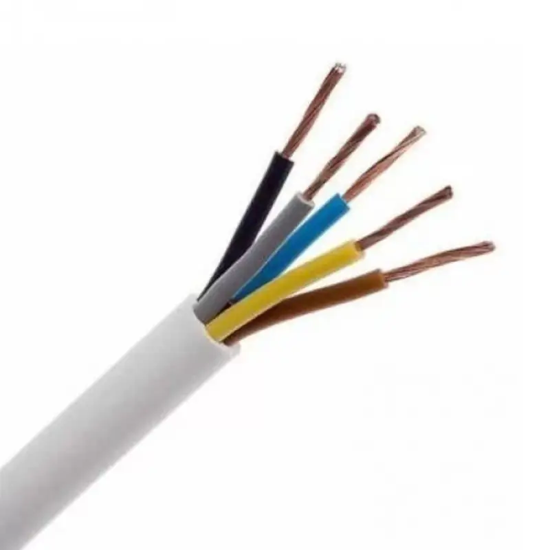 Outlet Fehér vezeték , erősáramú kábel , szigetelt , 0.75 mm , 5 eres