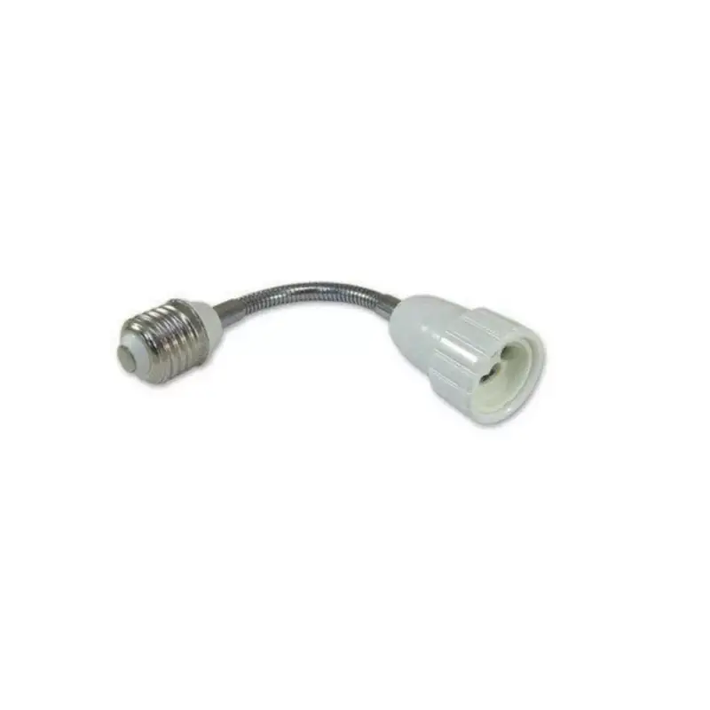 Lámpa foglalat átalakító , flexibilis toldóval (20cm) , E27-GU10 Ne maradj le
