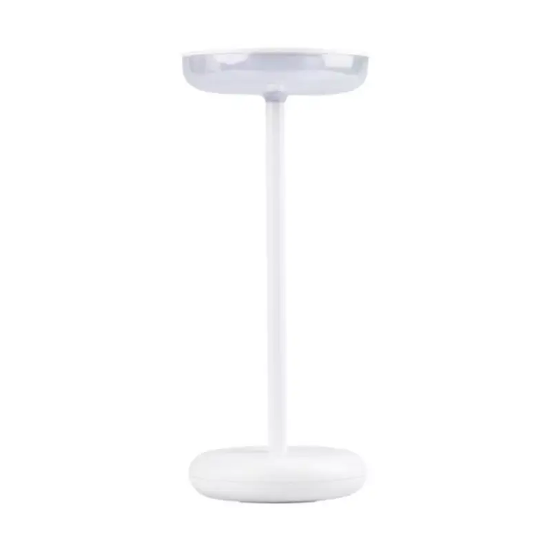 Biztonságos fizetés LED lámpa , asztali , hordozható , fehér , lekerekített , érintő kapcsoló , USB , dimmelhető , meleg fehér , IP44 , Kanlux , FLUXY