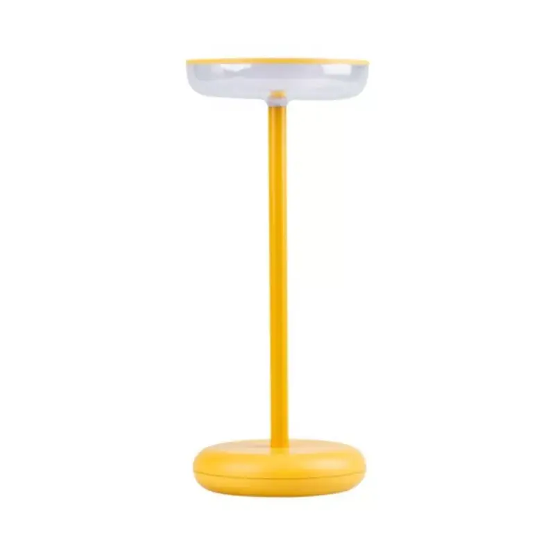 Utolsó esély LED lámpa , asztali , hordozható , sárga , lekerekített , érintő kapcsoló , USB , dimmelhető , meleg fehér , IP44 , Kanlux , FLUXY