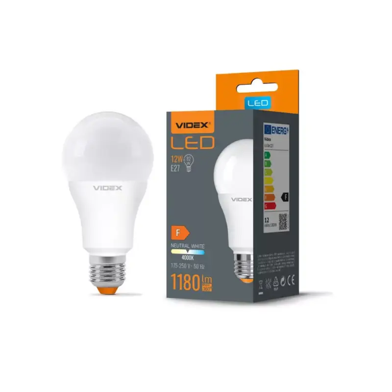 Videx A60 LED izzó 12 W-os natúr fehér E27-es foglalattal Akciós ár