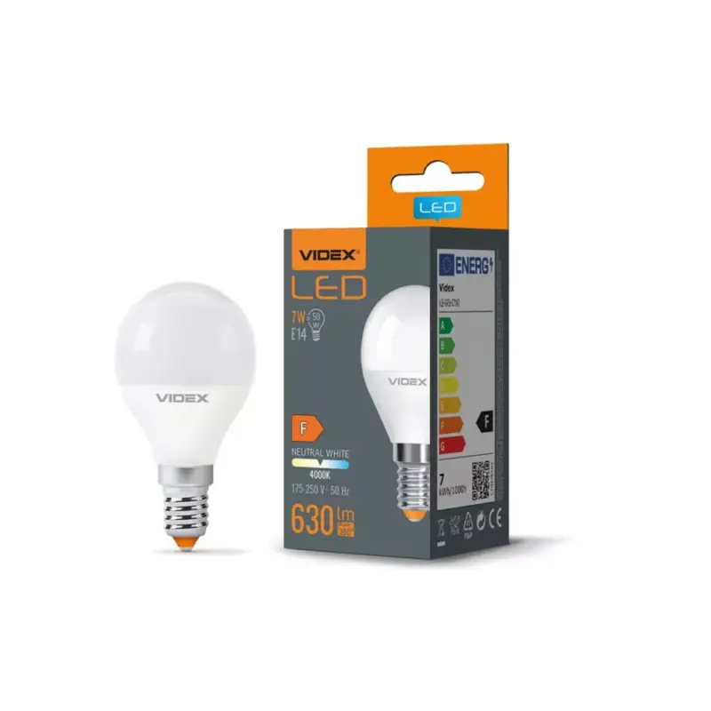 Népszerű Videx G45 LED izzó 7 W-os natúr fehér E14-es foglalattal
