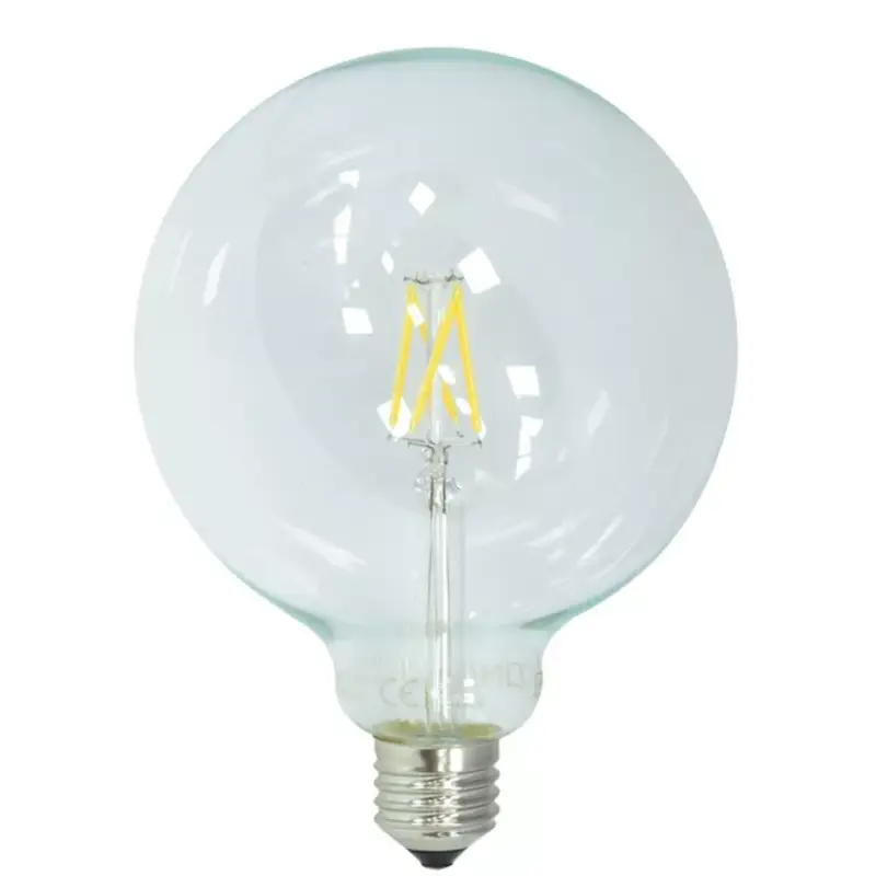 LED izzószálas izzó g125 E27, 6,5W, 4500K, természetes fehér, 810 lm, Optonica, 1861 Legkelendőbb