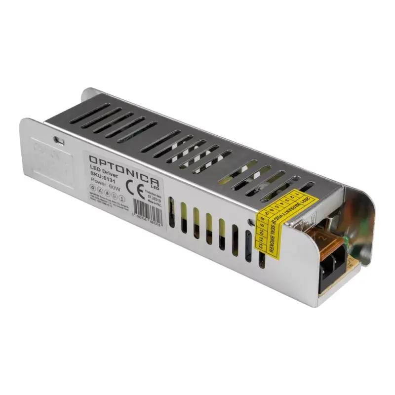Akciós ár LED szalag vékony tápegység, 60W, Optonica, 6131