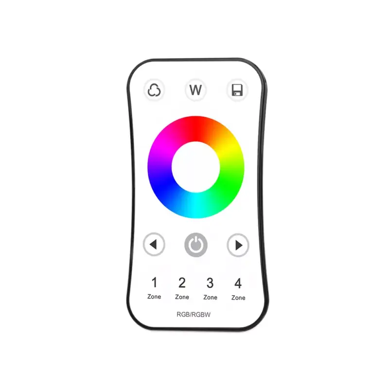 LED RGB/RGBW távirányítós érzékelő 4 zónás rf 2.4g r8, dimmelhető, fehér, Optonica, 6344 Újdonság