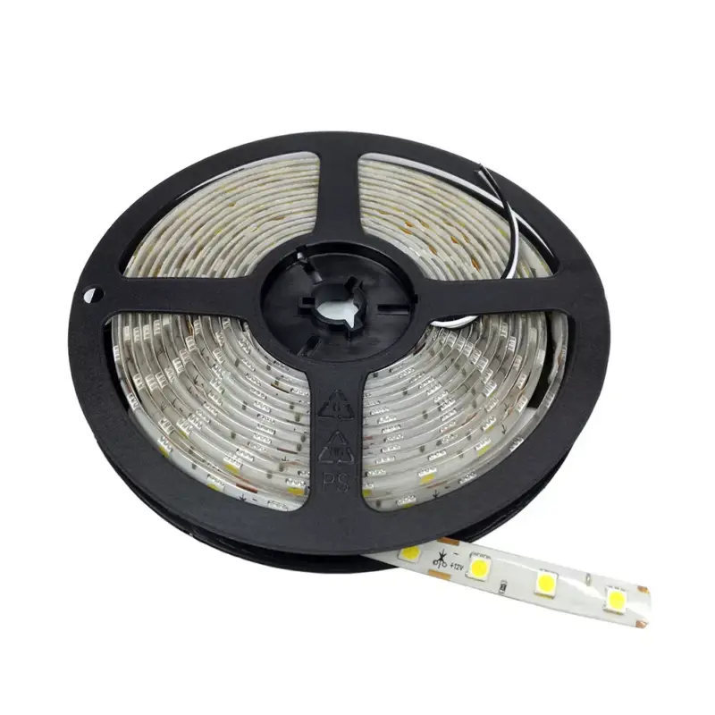 LED szalag 5050 vízálló professzionális kiadás, 7,2W, 6000K, hideg fehér, dimmelhető, 500 lm, IP54, Optonica, 4809 Árcsökkenés