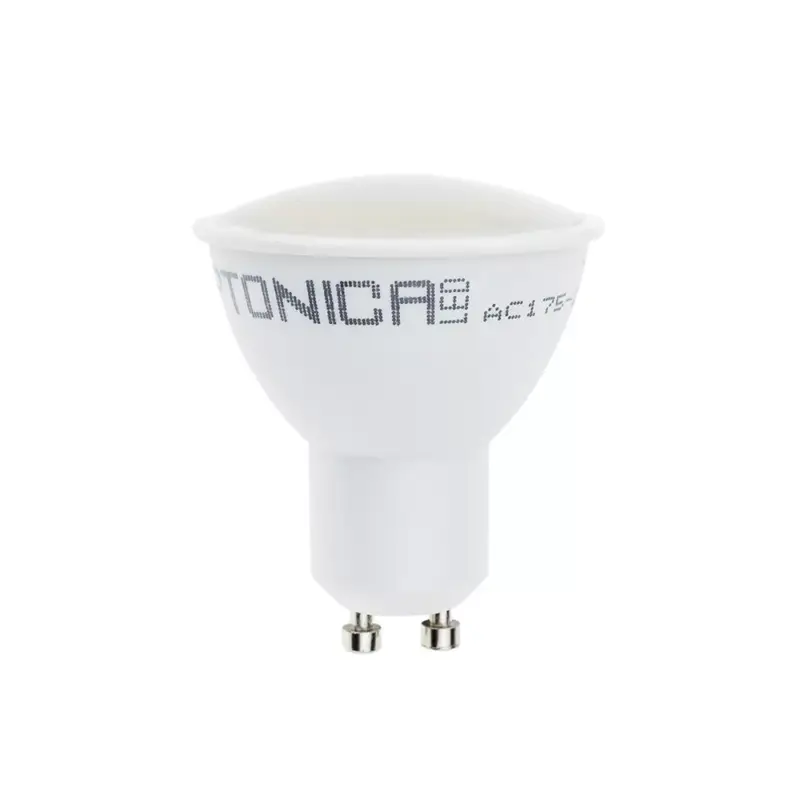 Végkiárusítás LED spotlámpa GU10 110° 5 év garancia, 5W, 6000K, hideg fehér, 400 lm, fehér, Optonica, 1767