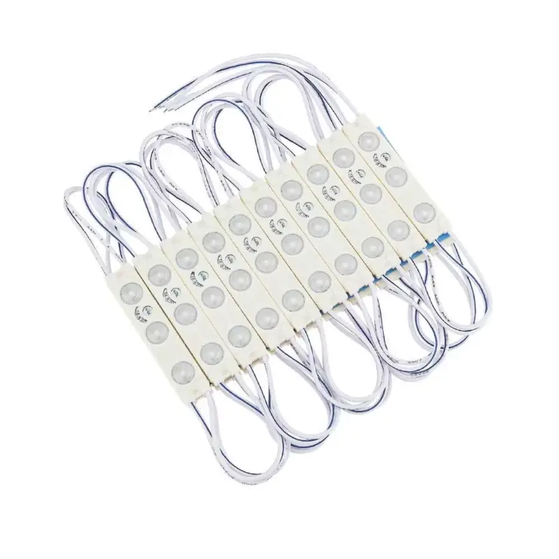LED lencse modul 3 2835, 0,72W, piros, dimmelhető, 80 lm, IP65, Optonica, 4514 Kihagyhatatlan ajánlat