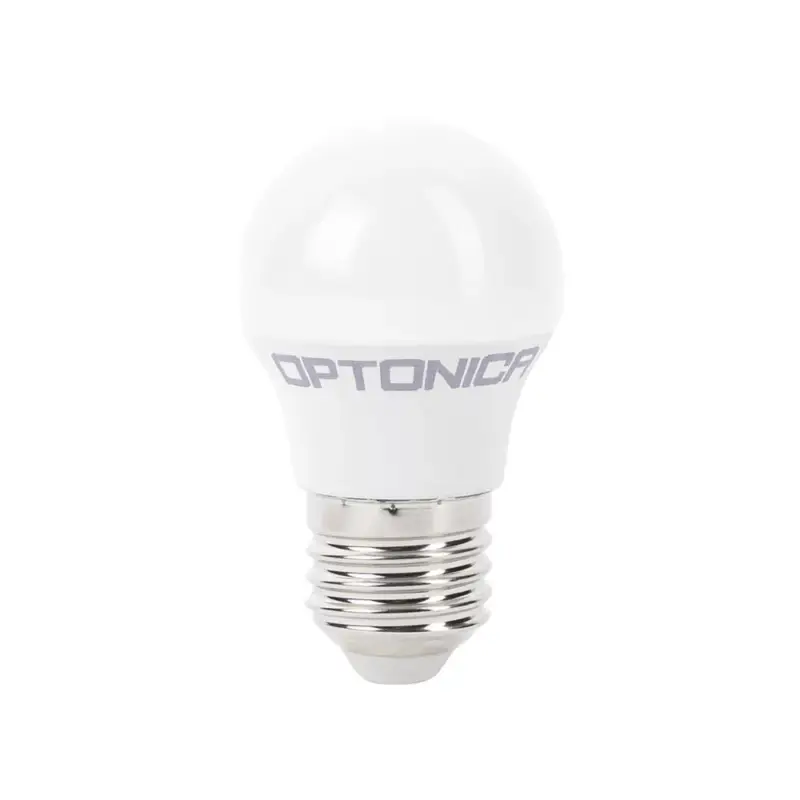 Utolsó esély LED izzó E27 G45 8w, 6000K, hideg fehér, Optonica, 1336