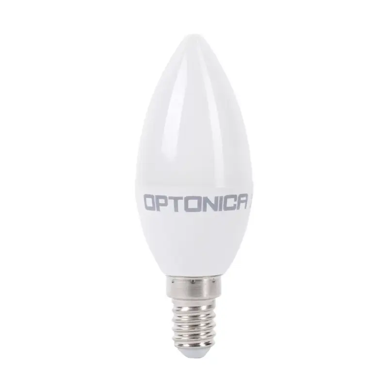 LED gyertya E14 c37 8w, 6000K, hideg fehér, 710 lm, Optonica, 1428 Ne maradj le