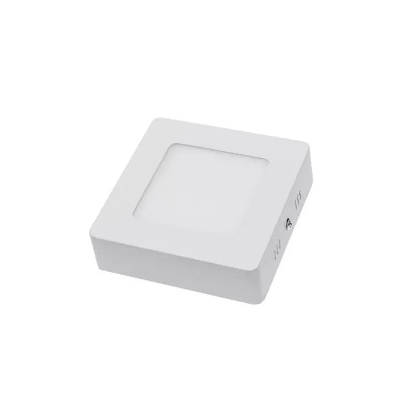 LED felületre szerelhető panel, négyzet alakú, ac85-260v, 6W, 6000K, hideg fehér, 480 lm, Optonica, 2413 Biztonságos fizetés