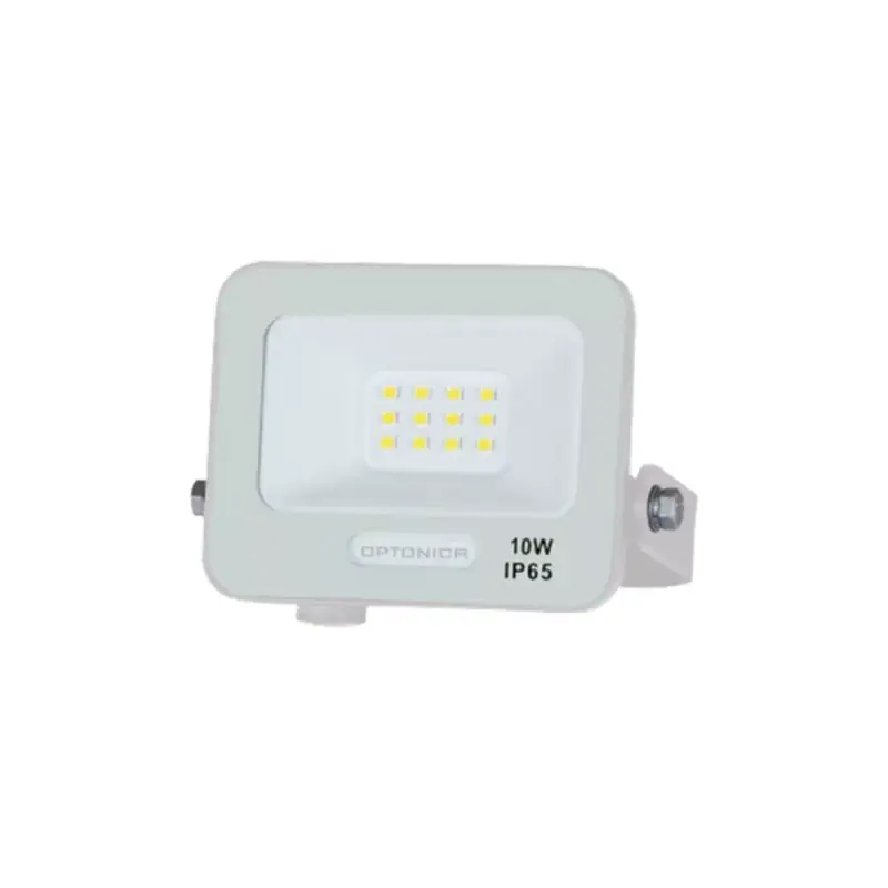 LED smd reflektor fehértel, IP65-ös kivitelben, 15 cm-es kábellel, 10W, 6000K, hideg fehér, 900 lm, Optonica, 15801 Bestseller